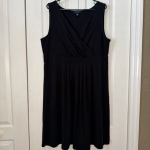 Lands' End women’s Dark blue Sleeveless Midi Dress size 1X